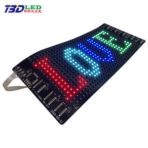 Tùy chỉnh EL t Áo Sơ Mi LED tấm TV màn hình <span class=keywords><strong>OLED</strong></span> Pix signage p2.5 hiển thị tấm trong nhà linh hoạt LED bảng điều chỉnh - Product Image 6
