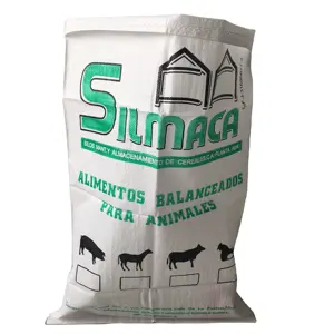 Polypropylene Animal Feed Bag PP Woven Packing Bags 10kg 25kg