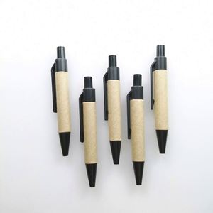 Short <b>Rolling</b> Wholesale Kids Eco Friendly Recyclable Mini Kraft <b>Paper</b> Pen With Custom Logo - Product Image 1