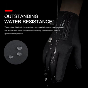 Gants de cyclisme d'automne et d'<span class=keywords><strong>hiver</strong></span> pour hommes et femmes-Gants tricotés chauds à écran tactile améliorés pour le temps froid, adaptés à la course - Product Image 4