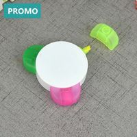 Marcadores Fluorescentes de Plástico 3 en 1 con Logotipo Personalizado, Formas Triangulares/de Corazón/Redondas, 3 Colores, para Oficina/Escuela, Empaque Suelto