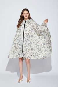 Manteau <span class=keywords><strong>de</strong></span> <span class=keywords><strong>pluie</strong></span> pour <span class=keywords><strong>femme</strong></span>, élégant, imperméable, léger, réutilisable, en polyester, pour le cyclisme en plein air, style moderne et simple - Product Image 5