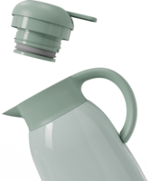 HAERS Pichet à eau de grande capacité carafe thermique pots de cuisine flacons à vide en acier inoxydable bouteille thermos tasse