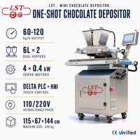 Machine à déposer les bonbons avec écran tactile PLC et servomoteur pour la fabrication de pralines dans une chocolaterie