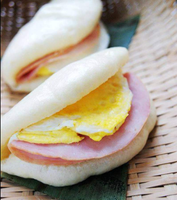 Machine automatique à faire des petits pains en forme de feuille de lotus |   Machine à faire des gua bao / petits pains vapeur |   Farine |   1000-8000/h |   Acier inoxydable 304 |   Marque HENGHUAN |