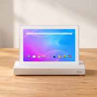 Tablet PC Android 11 Layar Sentuh Kapasitif 10.1 inci Dual Screen Bentuk L RK3566 Quad Octa Core Ethernet Wi-Fi RJ45 GSM 3G 4G Bisnis