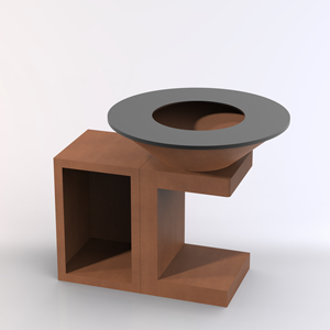 2026 <span class=keywords><strong>Plancha</strong></span> de cuisson extérieure élégante et simple pour le barbecue, le réchauffement et la cuisson du bois de chauffage, avec fonction de cuisson et de grillade - Product Image 3