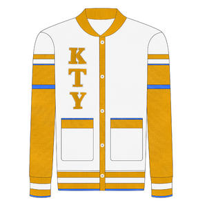 Piccoli lotti di fascia alta personalizzazione bianco <span class=keywords><strong>blu</strong></span> Oversize cotone confraternita e abiti invernali da confraternita per maglioni da <span class=keywords><strong>uomo</strong></span> <span class=keywords><strong>Cardigan</strong></span> - Product Image 3