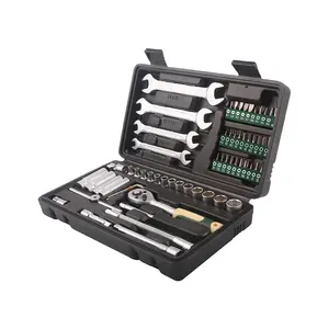 Kit de ferramentas manuais reparo mecânicos, 62 unidades, conjunto de ferramentas e soquete conjuntos de ferramentas de reparo pesado de professão