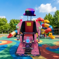 Robot électrique Leduole LT-3 pour enfants, équipement de divertissement à piles pour intérieur/extérieur, 360 degrés