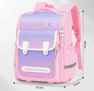 Unisex Kids New Design Large Book Bag <b>School</b> <b>Backpack</b> <b>Waterproof</b> Fashion Cartoon Pattern Good Quality Polyester Lining Students - Product Image 3