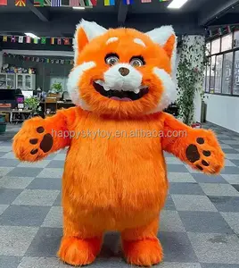 Red Panda Fox raccoon Mascot Costume Popular Party Dress inflatable giant mascot costume for adult