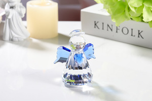 Handmade Mini Crystal <b>Angel</b> Figurine Artisanal Home Table Decoration Collectible Paperweight Ornaments Christmas <b>Gifts</b> - Product Image 2