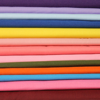 Tissu Popeline Teint TC 45*45/96*72 Uni 80% Polyester 20% Coton à Prix Compétitif pour Doublure de Poches de Jeans