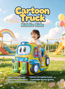 Rocking Car Kiddies Ride Plastic Kids Rocker Spce Theme Swing Machine Child Entertainment Equipment UF 1004 Coin-Operated Enjoy - Product Image 3