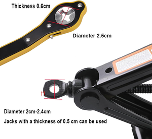Tiết kiệm Jack Ratchet cờ lê 360 ° về phía trước và đảo ngược núm Thiết kế jack Ratchet cờ lê tay công cụ - Product Image 5