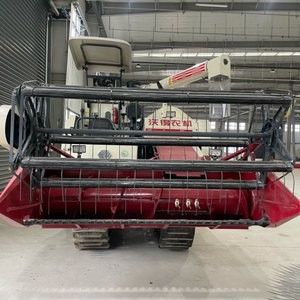 Mietitrebbia Agricola Piccola per Riso e Grano, Mini Raccoglitrice per Riso con Motore da 102 CV e Cingoli in Gomma - Product Image 1