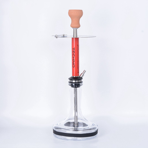 Hot Selling Stainless Steel Hookah Digital Storm Narguile <strong>Sisha</strong> with Hookah Silicone Tube Hollow Handle Whole Shisha Set - Product Image 3