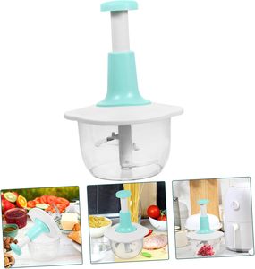 Wholesale Household Hand Blender Mixer 1.5L <b>Shredder</b> Salad Cooker Multifunction Hand Press Meat Grinder Manual Garlic Slicer - Product Image 4
