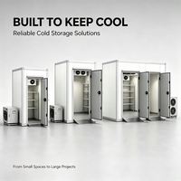 -5 hingga +5 ° Ruang Pendingin Pabrik C 100mm dengan Panel PU Berinsulasi untuk Kontrol Suhu yang Konsisten