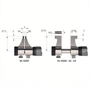 Digital Inside <b>Micrometer</b> 27.75mm R12 60.10301 60.10302 03 04 - Product Image 2