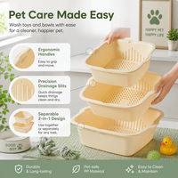 Passoire à salade écologique et passoire de cuisine en plastique Kingly avec rangement raffiné pour garde-manger, en matériau non toxique