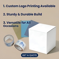 Boîte en papier pliante carrée blanche avec logo personnalisé, vente en gros, emballage cosmétique écologique personnalisé, boîte cadeau pour marque