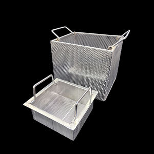 Cestello traforato in acciaio inossidabile per pulire il vassoio per strumenti con Design a rete - Product Image 4