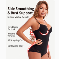En gros Body sculptant push-up amincissant pour femme avec contrôle du ventre et dentelle fine