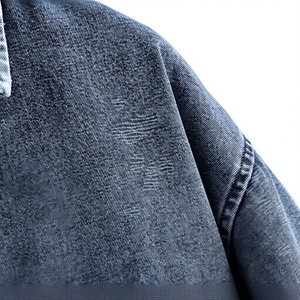 Chemise en jean à manches courtes pour homme, coupe classique, motif uni, poches, décontractée, pour l'été, col rabattu, respirante, anti-plis, ODM - Product Image 5