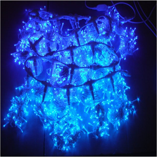 Yijin LED Curtain String Lights - Warm White RGB Changeable Fairy Lights for Christmas Wedding Decor