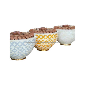 Bol en bois et résine, style le plus vendu, pour la décoration intérieure et la cuisine, idéal pour la décoration élégante de la cuisine et de la maison, disponible en gros. - Product Image 3