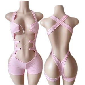 ملابس راقصات استعراضية نسائية مثيرة بالجملة من Ailangke مع سلاسل - Product Image 1