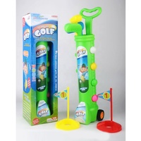 Jouet d'exercice en plein air pour enfant jouet ensemble de golf avec chariot de golf jouet et clubs de golf jeu de sport d'intérieur éducatif précoce