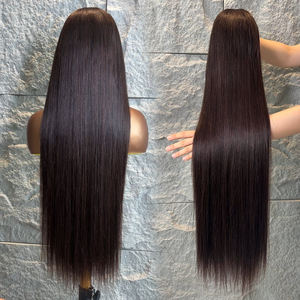 Neuzugang: Lagos Hairline Kurze Lace-Front Bob Perücke, 200% Dichte, 100% Echthaar, Naturfarbe, 13*4 HD für Lace-Frontal-Perücken - Product Image 4