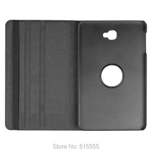 Étui de protection rotatif en cuir PU <span class=keywords><strong>pour</strong></span> <span class=keywords><strong>tablette</strong></span> <span class=keywords><strong>Samsung</strong></span> <span class=keywords><strong>Galaxy</strong></span> <span class=keywords><strong>Tab</strong></span> <span class=keywords><strong>A</strong></span> 10.1 <span class=keywords><strong>2016</strong></span>, coque rigide - Product Image 4