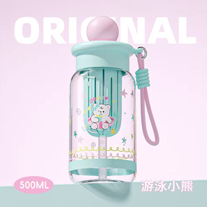 แก้วพลาสติกใส่อาหาร JM 500 มล. - 750 มล. ดีไซน์คลาสสิก สำหรับเด็ก ออกกำลังกาย ตั้งแคมป์ ทนความร้อนสูง ฝาปิดเป็นมิตรกับสิ่งแวดล้อม - Product Image 3