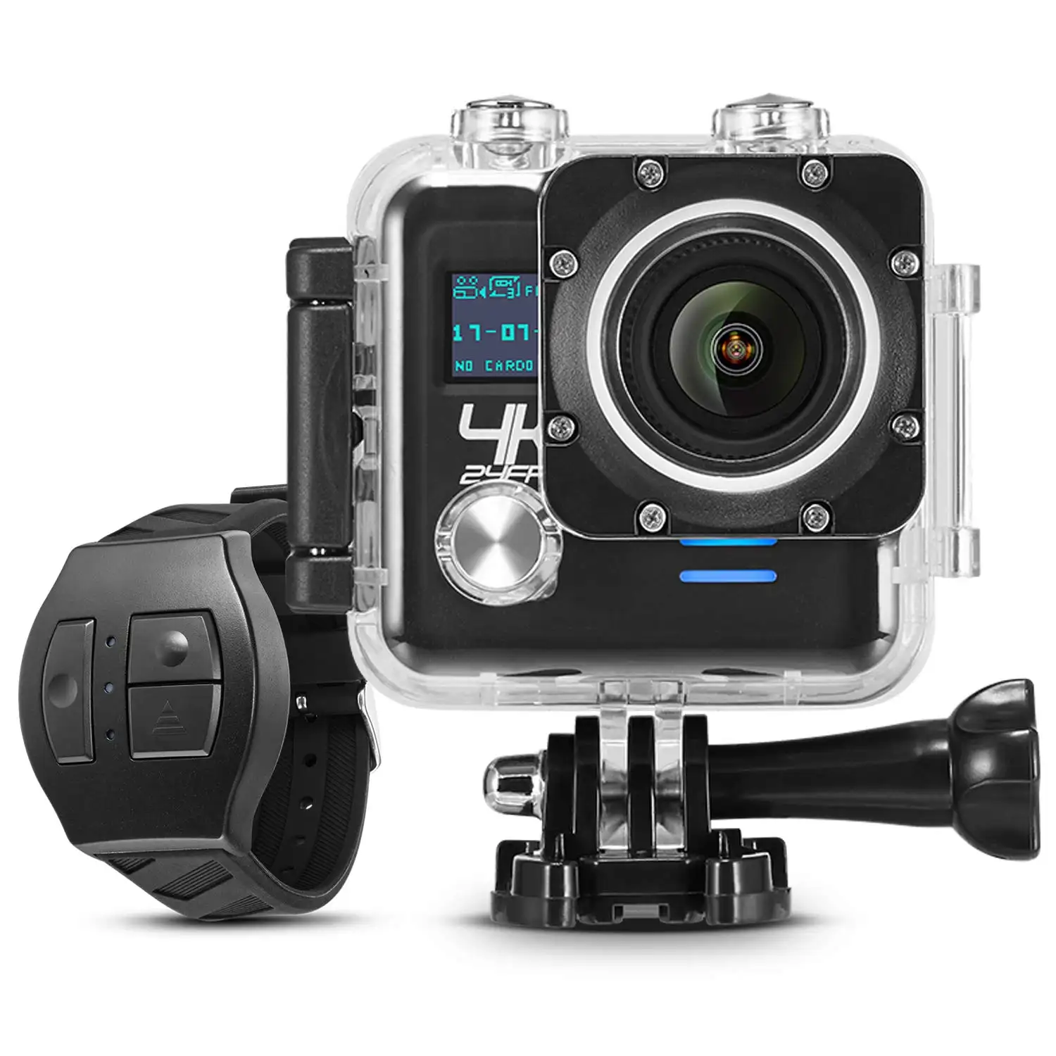 Camoro i5 비디오 액션 스포츠 카메라 4k 1080P 와이드 엔젤 170 학위 와이드 2.0 인치 전문 디지털 hd 카메라
