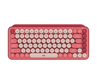 Logitech P O P Tombol Nirkabel Coklat Beralih Nirkabel Mekanik Keyboard 85 Tombol Keyboard