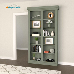 <span class=keywords><strong>Puerta</strong></span> Oculta Sin Marco Seeyesdoor, <span class=keywords><strong>Puerta</strong></span> de Librería <span class=keywords><strong>Secreta</strong></span> con Chapa de Madera, <span class=keywords><strong>Puerta</strong></span> Invisible Empotrada en Madera para Habitaciones Ocultas - Product Image 3
