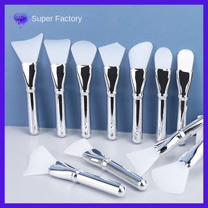 Masque <span class=keywords><strong>de</strong></span> boue en <span class=keywords><strong>silicone</strong></span> <span class=keywords><strong>de</strong></span> qualité alimentaire, brosse portable, court, manche en plastique, <span class=keywords><strong>fond</strong></span> <span class=keywords><strong>de</strong></span> <span class=keywords><strong>teint</strong></span> doux pour la beauté du visage et <span class=keywords><strong>applicateur</strong></span> <span class=keywords><strong>de</strong></span> masque facial - Product Image 2
