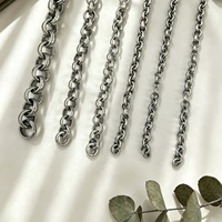 Chaîne de collier et bracelet polyvalente en argent plaqué vintage pour bricolage et électroplaqué, accessoires de mode en gros