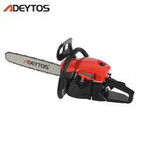 Tronçonneuse à essence 52cc, guide-chaîne de 20 pouces, moteur 2 temps refroidi par air, pour la coupe du bois, l'abattage des arbres et le déboisement