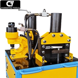 VHB-75 Đa Chức Năng Góc Sắt Đấm Và Máy Cắt Thủy Lực Cắt Vát Ba Trong Một - Product Image 2