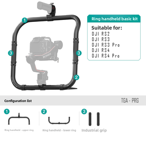 Fuente de alimentación portátil en forma de anillo TILTA RS4 <span class=keywords><strong>Pro</strong></span>/<span class=keywords><strong>RS3</strong></span>/RS4 para estabilizadores <span class=keywords><strong>Ronin</strong></span> - Control de doble mango - Product Image 1