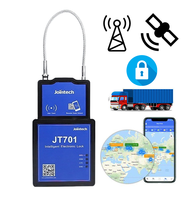 Candado Electrónico con Rastreo GPS para Contenedores, Desbloqueo Remoto por SMS y Aplicación Móvil, Desbloqueo RFID, Jointech JT701