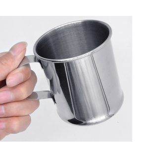 DFM26 Mini tasse à café, récipient à thé avec couvercle, en acier inoxydable, moderne, pour la maternelle, tasses à boire incassables - Product Image 2