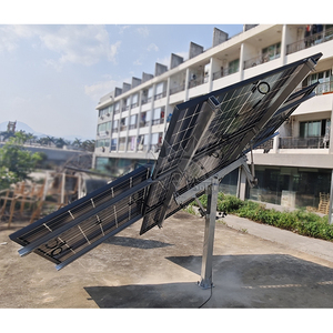 Rn năng lượng mặt trời trục kép thông minh theo dõi Khung thép carbon đơn cột mặt đất năng lượng mặt trời gắn hệ thống - Product Image 5