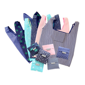 <b>Foldable</b> Shopping <b>Bag</b> Medium Size Vertical Large Patterned Eco-Friendly Portable Grocery <b>Bag</b> For Supermarket Use - Product Image 4