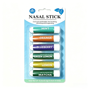 Inhalador Nasal de Mentol, Aromaterapia Refrescante, Aroma Intenso, Alivia la Congestión Nasal, Anti Mareos, Portátil - Product Image 6